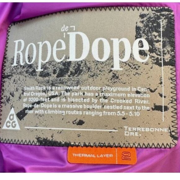 Nike ACG Therma-Fit Primaloft Hooded Packable Loose Repel Men's Jacket Size L - Picture 9 of 16